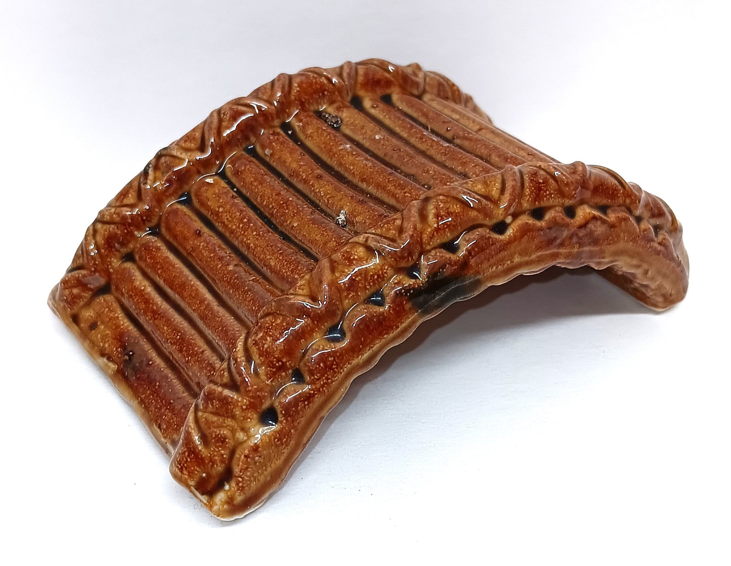 Vintage Aquarium Ceramic Bridge 4 1/2" Bonsai Japan