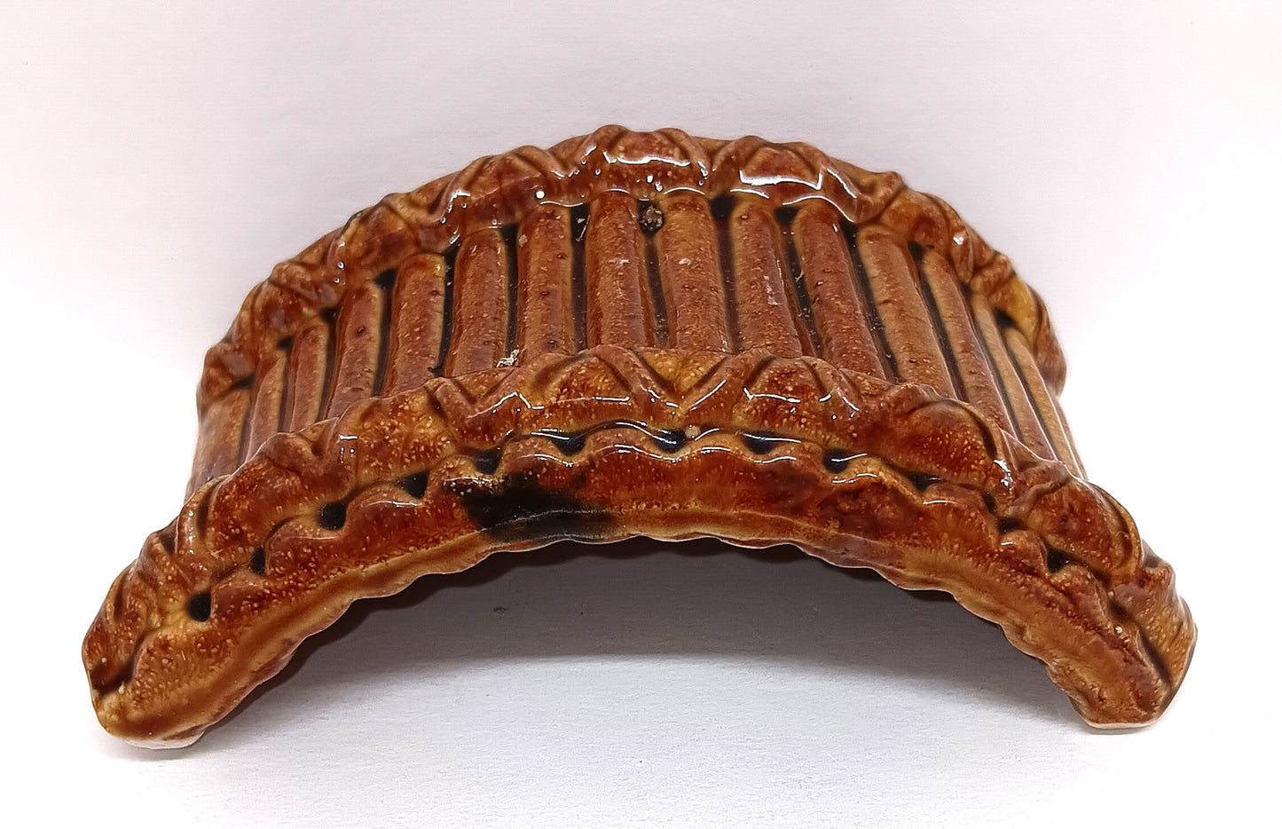 Vintage Aquarium Ceramic Bridge 4 1/2" Bonsai Japan