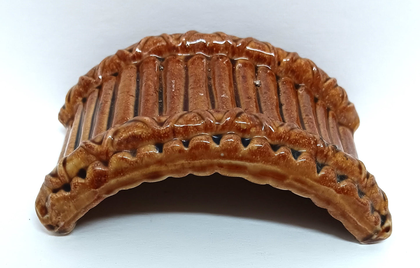 Vintage Aquarium Ceramic Bridge 4 1/2" Bonsai Japan