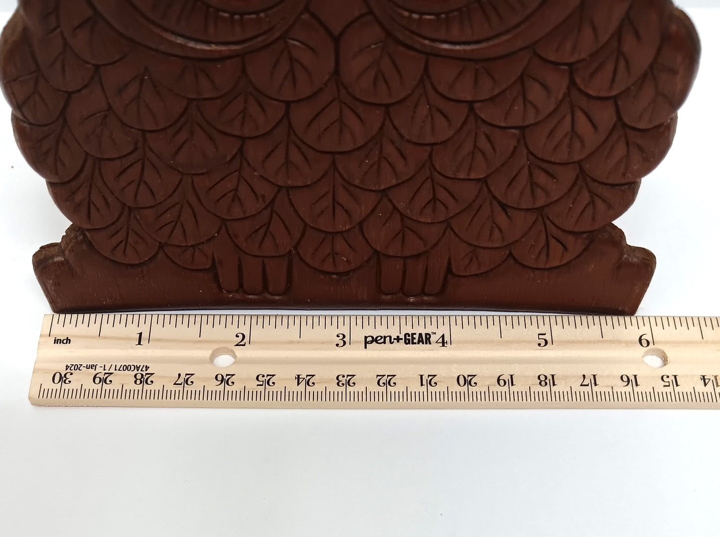 Vintage Wood Owl Napkin Holder Great Condition