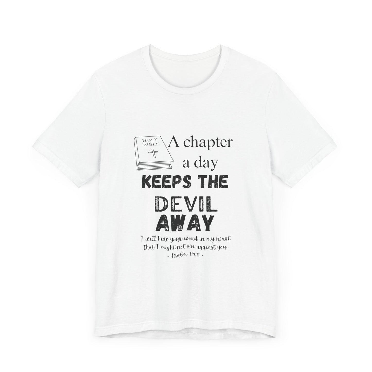 "A Chapter A Day" Unisex Jersey Short Sleeve Tee