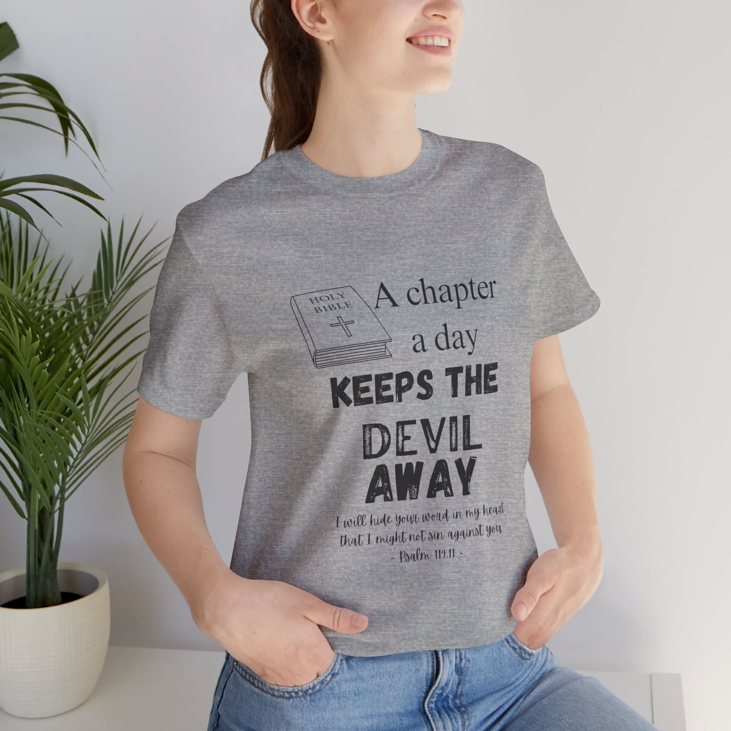 "A Chapter A Day" Unisex Jersey Short Sleeve Tee