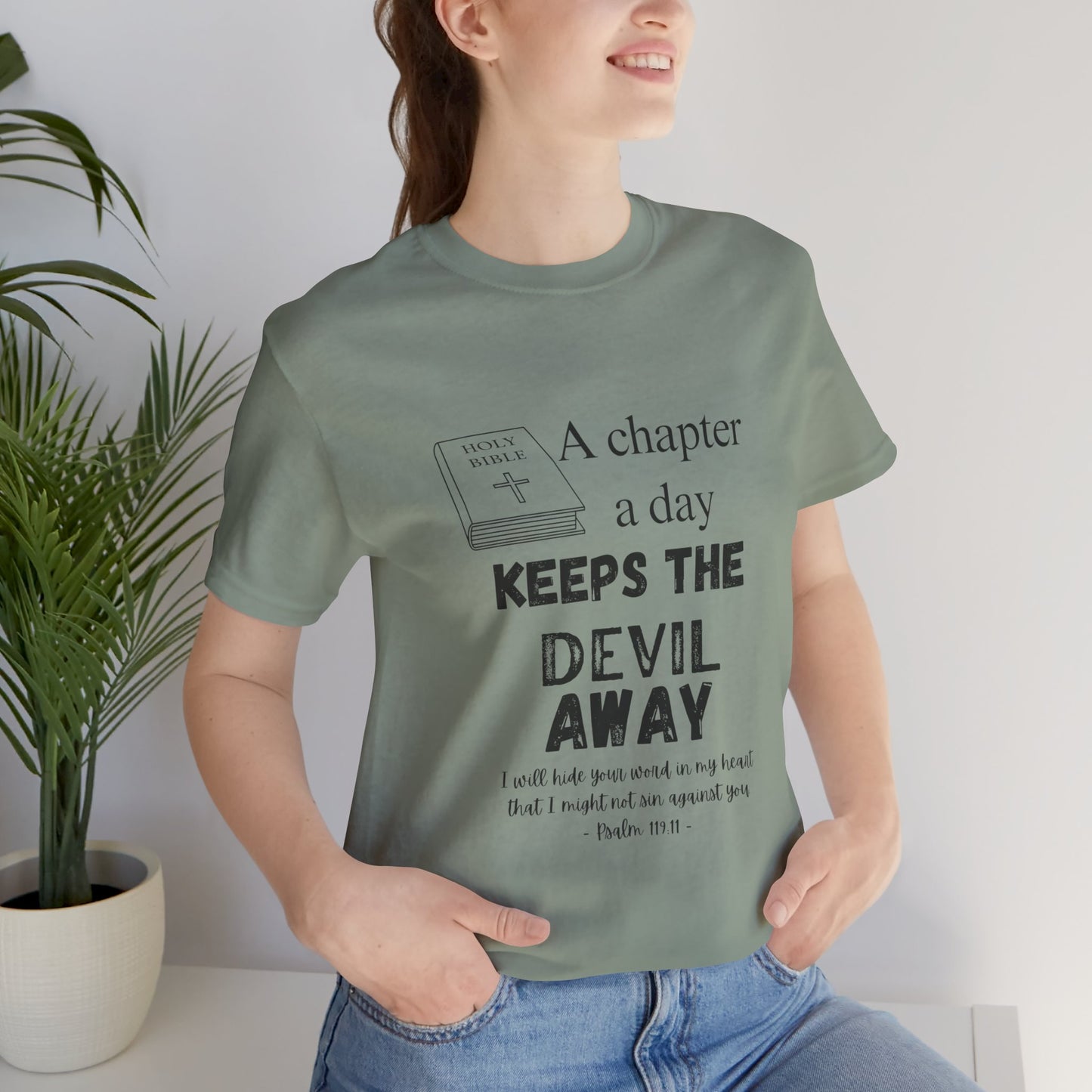 "A Chapter A Day" Unisex Jersey Short Sleeve Tee