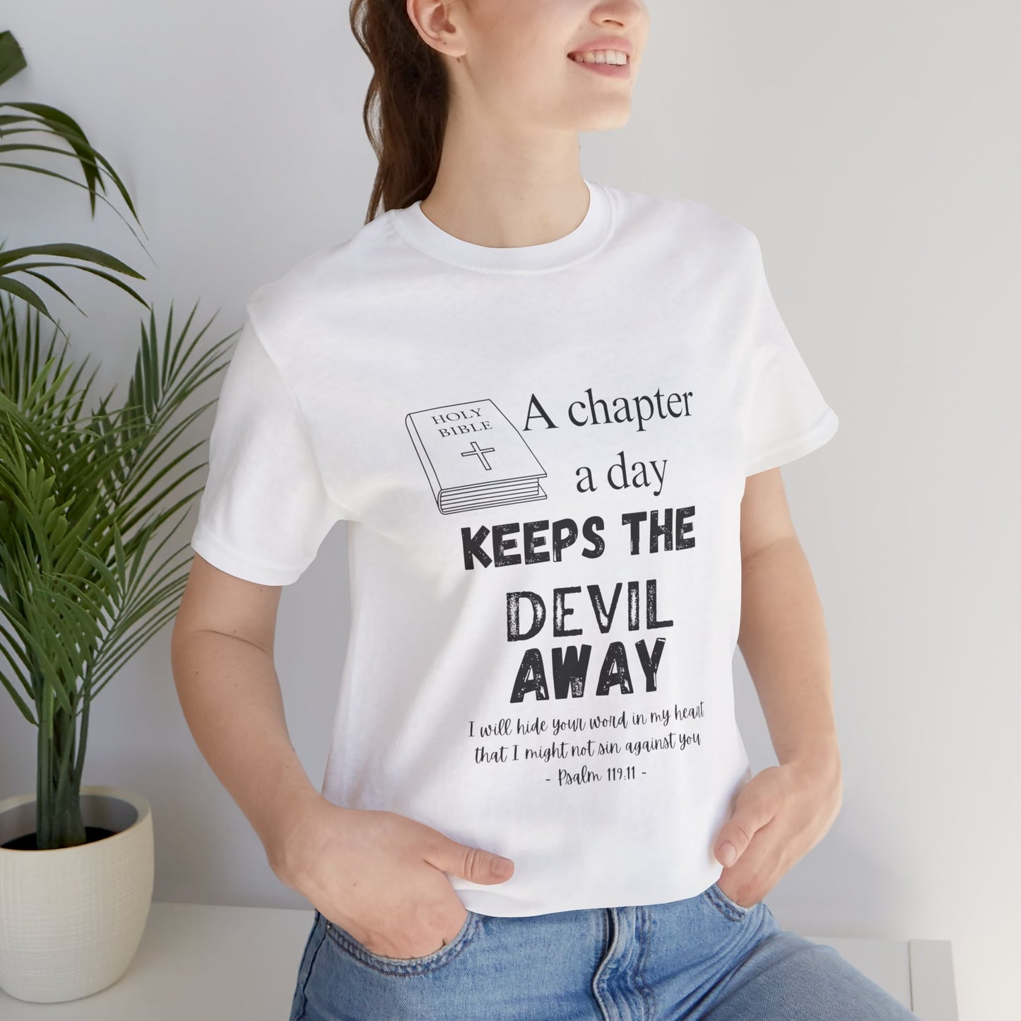 "A Chapter A Day" Unisex Jersey Short Sleeve Tee