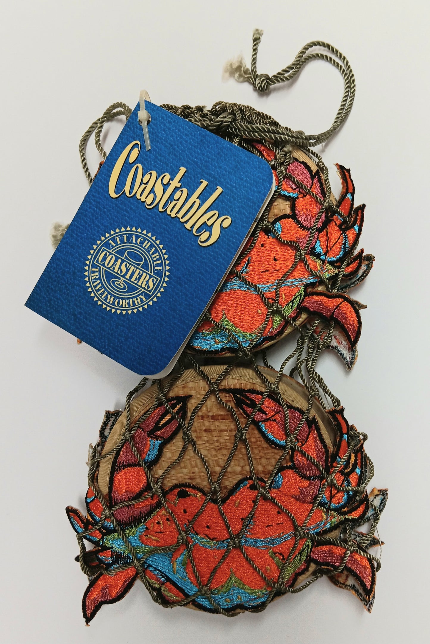 Coastables Crab Wine Glass 4 Slipin Attachable Coasters