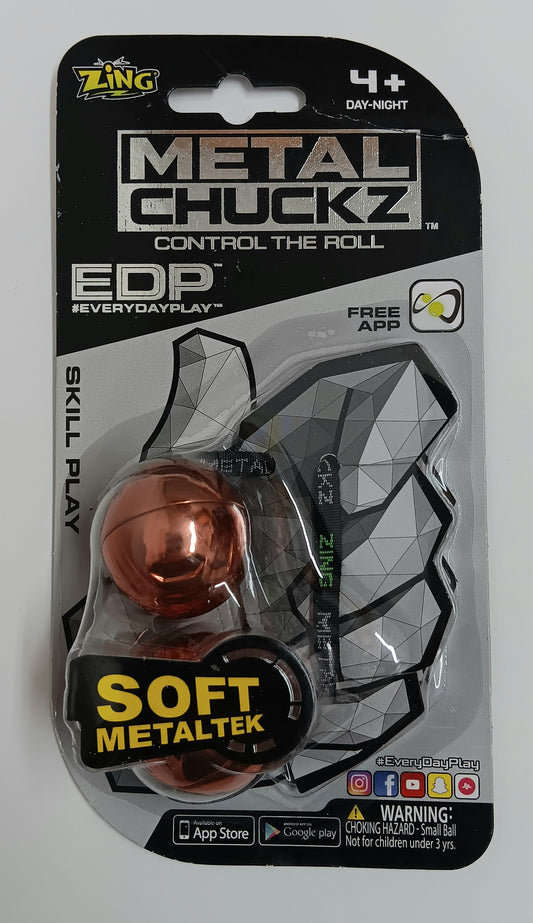 Thumb Chuckz Metal Soft Metaltek Copper Zing Fidget Toy