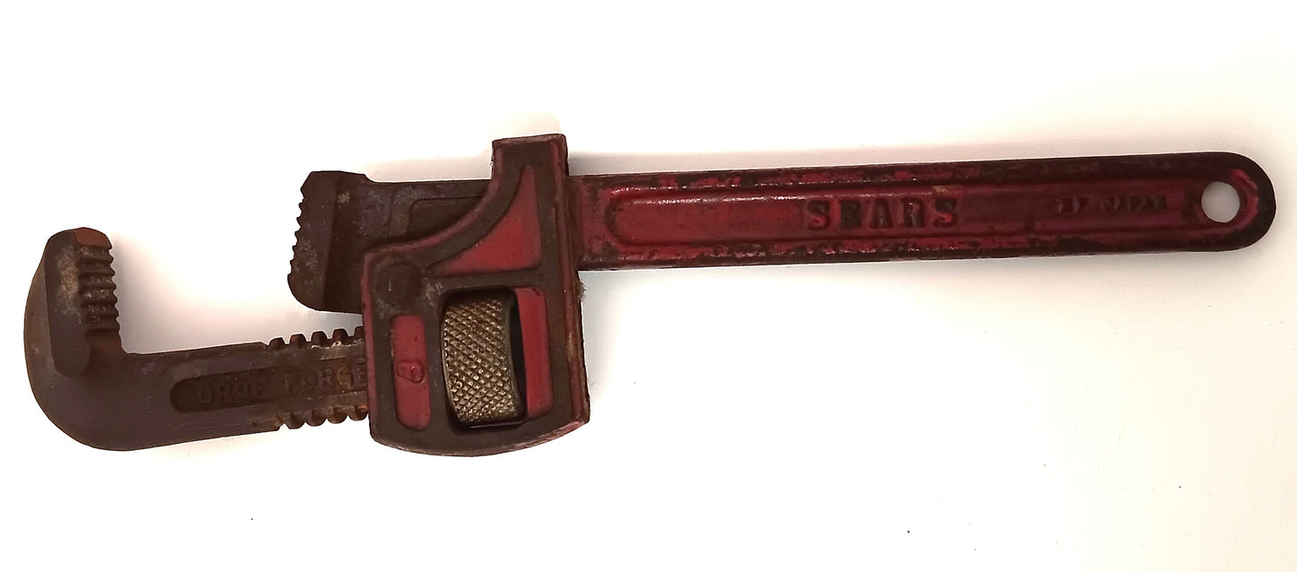 Vintage Sears 7" Pipe Wrench Japan