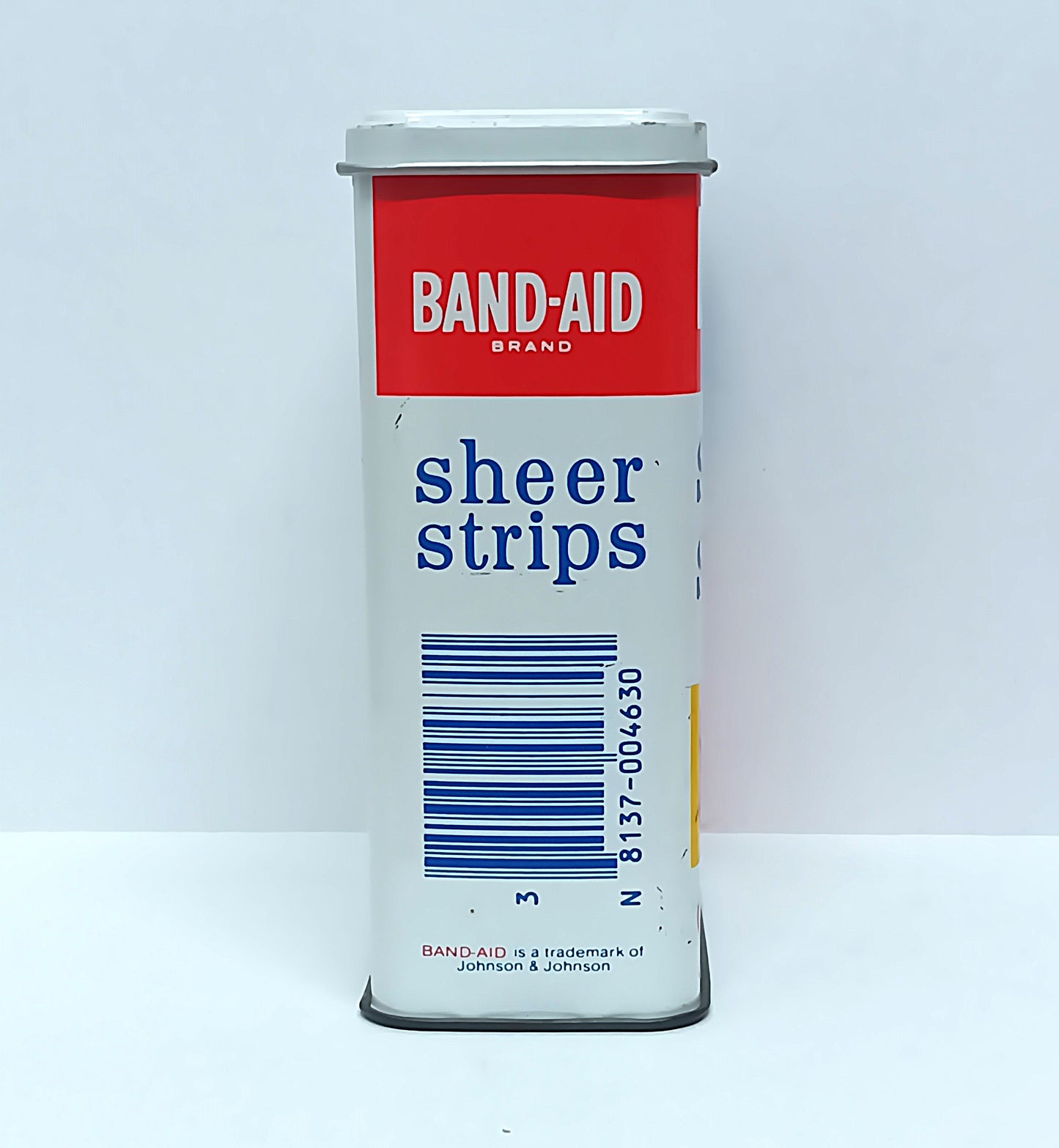 Vintage Band-Aid Sheer Strips Empty Hinged Tin Johnson Value Free