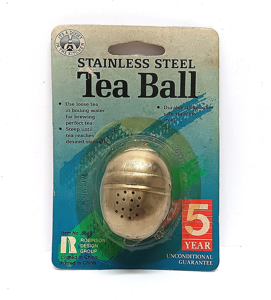 Vintage Stainless Steel Tea Ball Robinson Design Group Knife Co Mint on Card