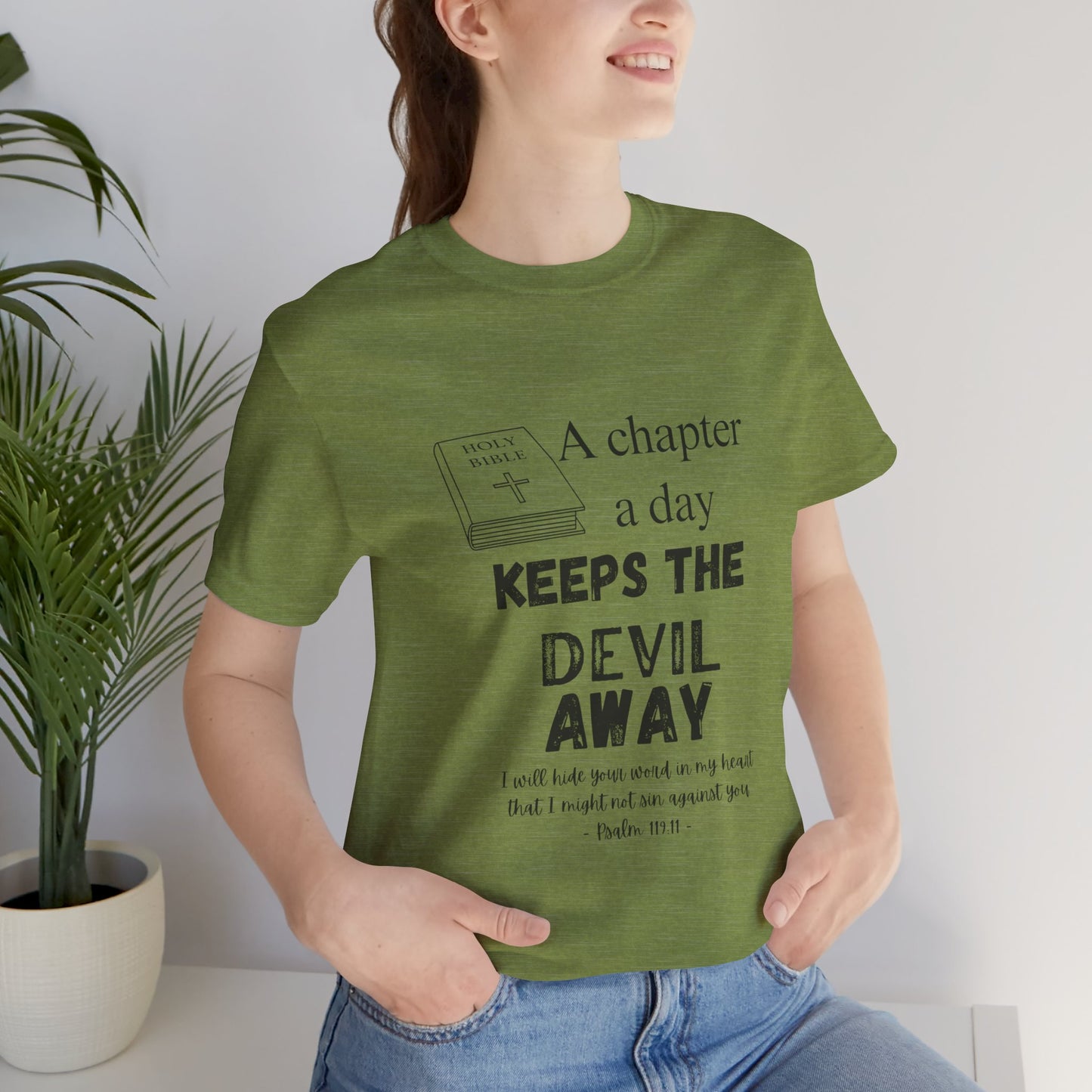 "A Chapter A Day" Unisex Jersey Short Sleeve Tee