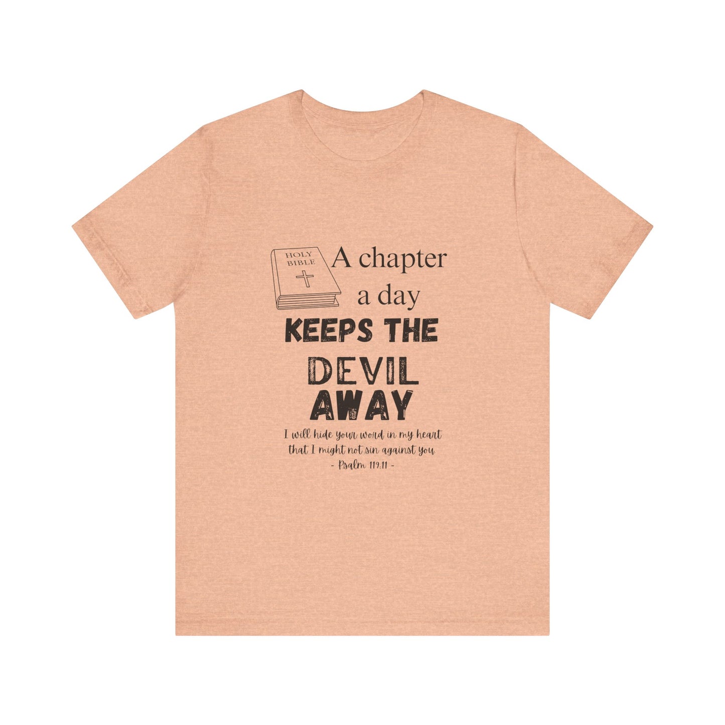 "A Chapter A Day" Unisex Jersey Short Sleeve Tee