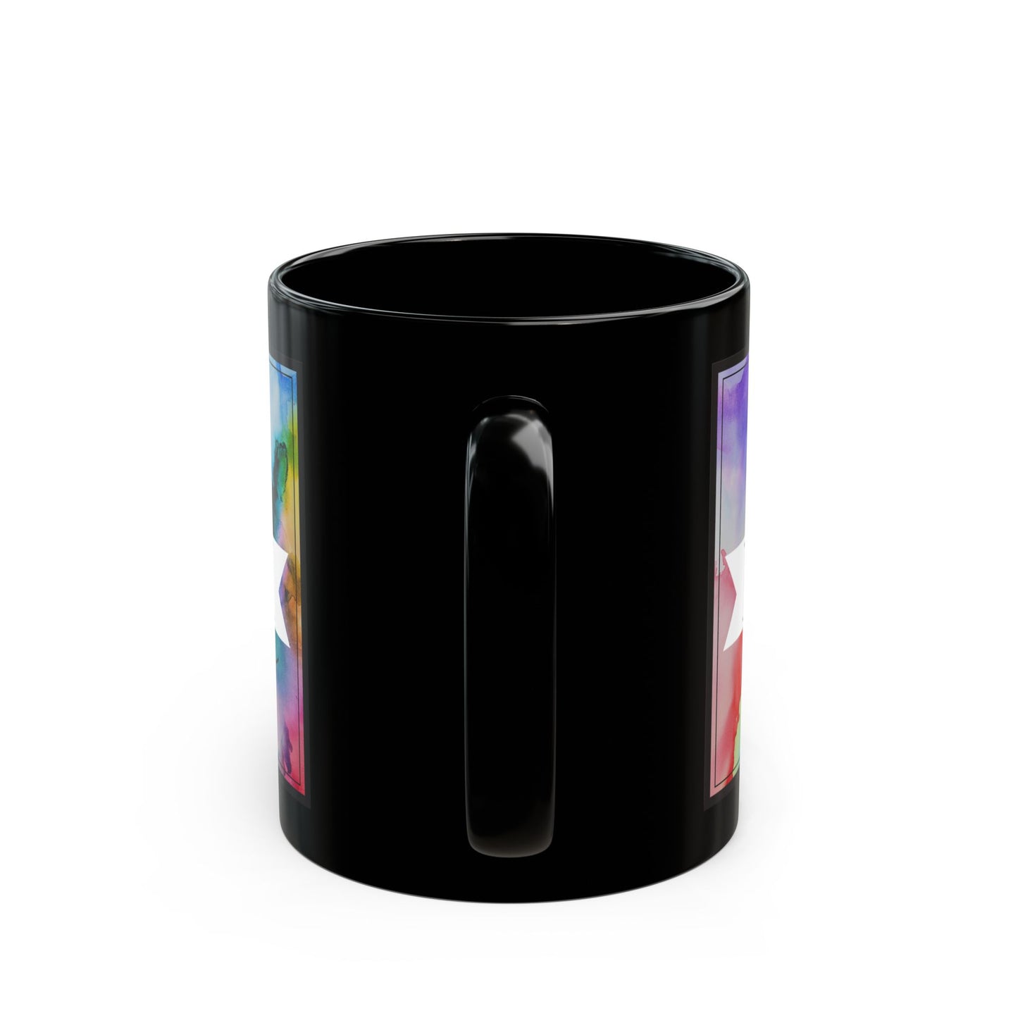 "Just To Make Him Smile" 11oz Black Mug