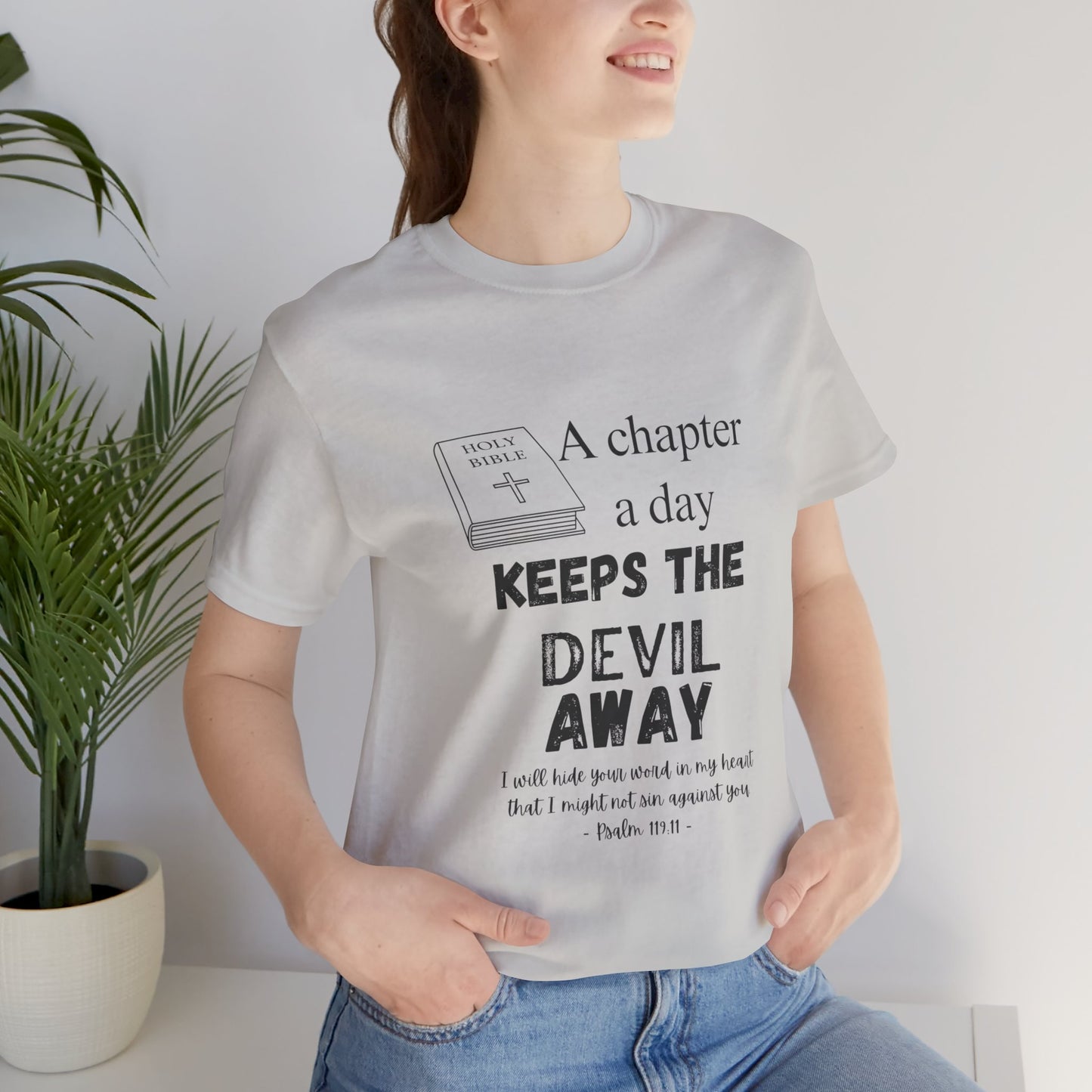 "A Chapter A Day" Unisex Jersey Short Sleeve Tee