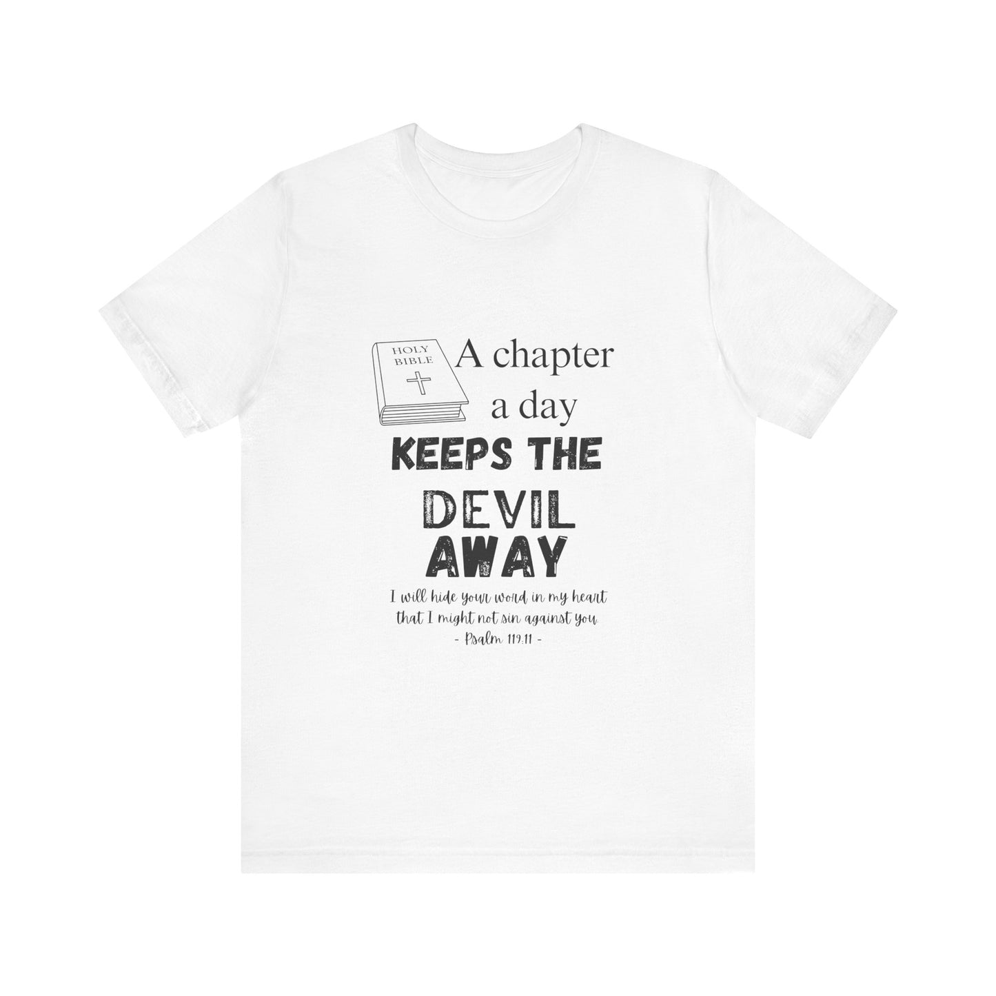 "A Chapter A Day" Unisex Jersey Short Sleeve Tee