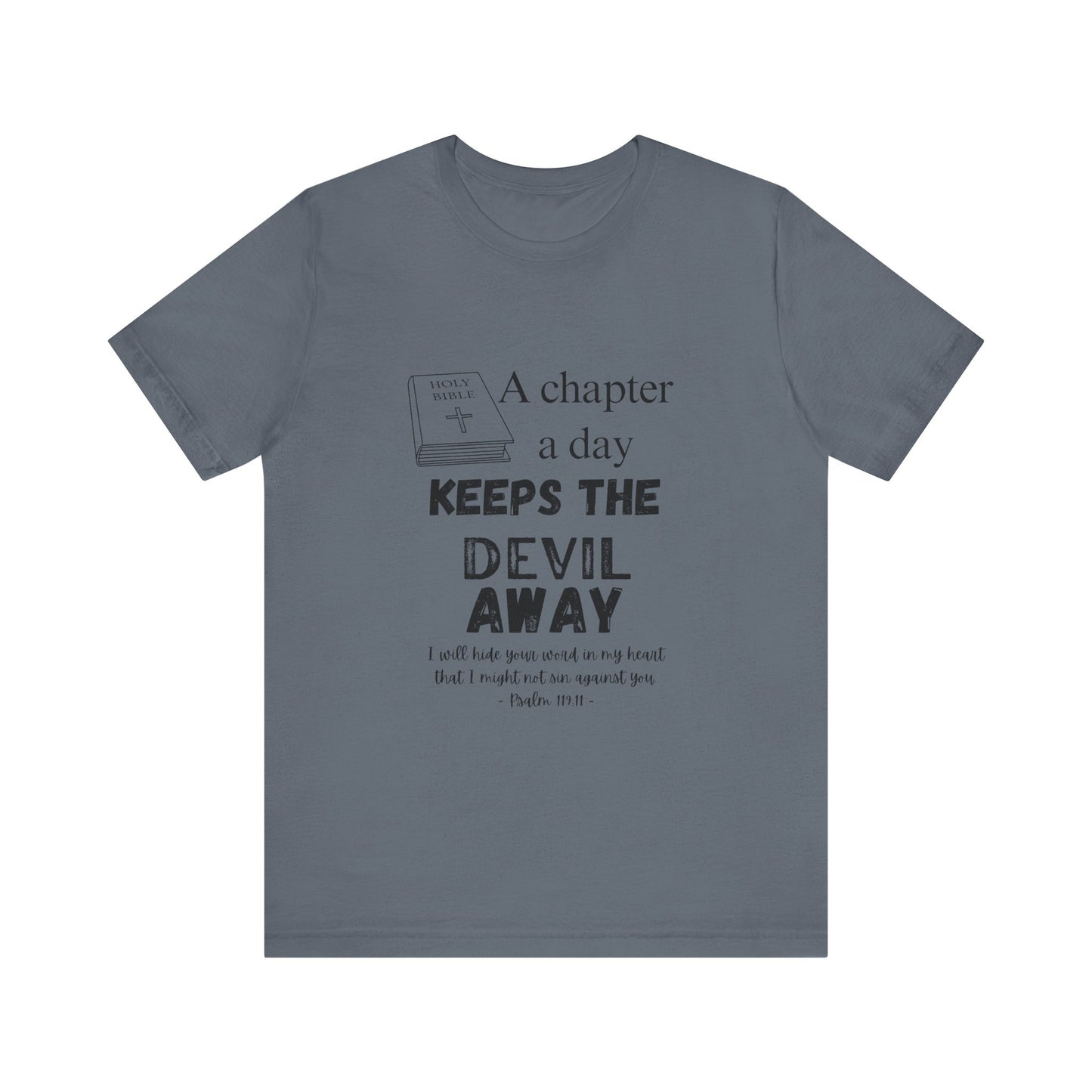 "A Chapter A Day" Unisex Jersey Short Sleeve Tee