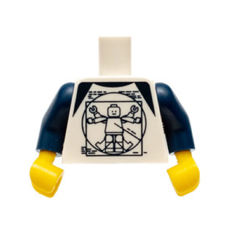 Lego Vitruvian Man Minifigure Torso Bam Unused