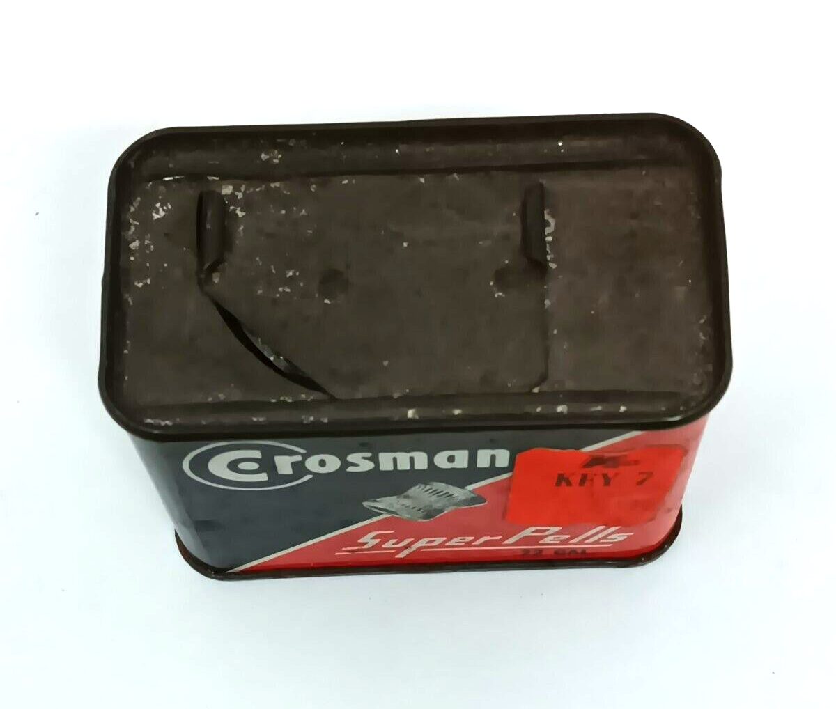 Vintage Crosman Super Pells .22 Caliber Pellets Metal Tin 100+