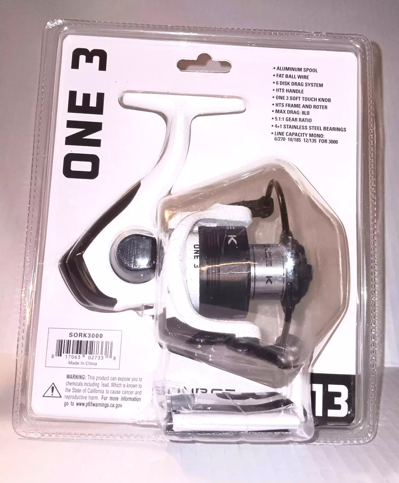 One 3 13 Fishing Source K 3000 Reel 5BB 5.1:1 GR